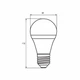 Лампа світлодіодна EUROLAMP ЕКО серія "D" А60 12W E27 3000K (LED-A60-12273(D)) - зображення 4