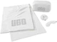 Дорожній набір UGG Bode Throw Плед 104x175 см + Маска для сну 20x9 см + Гумка для волосся 14x11 см + Чохол для перенесення 34x19x15 см (1159841358) - зображення 1