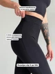 Лосины женские Merlini Наполи 600000301 2XL-3XL Черные (600000301_3) - изображение 4