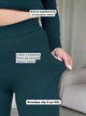 Лосины в рубчик на флисе зимние утепленные женские Merlini Труа 600000204 L-XL Зеленые (600000204_2) - изображение 8