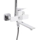 Душова система універсальна Qtap Presto на три споживача (з виливом) QTPRE111CRW45580 Chrome/White - зображення 3
