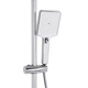 Душова система універсальна Qtap Presto на три споживача (з виливом) QTPRE111CRW45580 Chrome/White - зображення 5