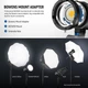 Портативный двухцветный студийный видеосвет NEEWER MS60B 65W Bi-Color LED Video Light (2700-6500K, APP контроль, 2,4G) - изображение 8