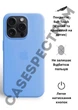 Чехол силиконовый OEG Shell Guard Silicone case with Magnetic Ring MagSafe для Apple iPhone 13 Pro 6,1” Blue Fog - изображение 3