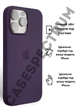 Чехол силиконовый OEG Shell Guard Silicone case with Magnetic Ring MagSafe для Apple iPhone 16 Pro Max 6,9” Plum - изображение 2