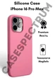 Чохол силіконовий OEG Shell Guard Silicone case with Magnetic Ring MagSafe для Apple iPhone 16 Pro Max 6,9” Peony - зображення 1