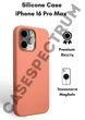 Чехол силиконовый OEG Shell Guard Silicone case with Magnetic Ring MagSafe для Apple iPhone 16 Pro Max 6,9” Tangerine - изображение 1