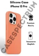 Чехол силиконовый OEG Shell Guard Silicone case with Magnetic Ring MagSafe для Apple iPhone 13 Pro 6,1” Marigold - изображение 1