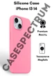 Чехол силиконовый OEG Shell Guard Silicone case with Magnetic Ring MagSafe для Apple iPhone 13 14 6,1” Chalk Pink - изображение 1