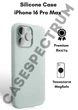 Чехол силиконовый OEG Shell Guard Silicone case with Magnetic Ring MagSafe для Apple iPhone 16 Pro Max 6,9” Aqumarine - изображение 1