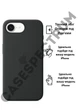 Чохол силіконовий OEG Shell Guard Silicone case with Magnetic Ring MagSafe для Apple iPhone 16e 6,1” Black - зображення 2