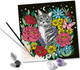 Malowanie po numerach Ravensburger Creart: Pixie Cold Edition Kot (4005556258550) - obraz 4