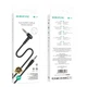 Кабель AUX Borofone BL10 3.5mm 1m кутовий black - изображение 5