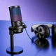 Игровой USB-микрофон ZealSound ME6S RGB, шумоподавление и кристальный звук Black (COPY) - изображение 3