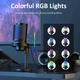 Игровой USB-микрофон ZealSound ME6S RGB, шумоподавление и кристальный звук Black (COPY) - изображение 5