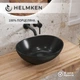 Раковина Helmken 65241001 41 см черная - изображение 2