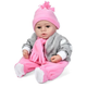 Дитяча лялька-пупс GD 0004 I UA музична Грайливий малюк в рожевому комбінезоні - изображение 1