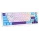 Беспроводная клавиатура KZZI K68 Pro Wireless Keyboard UA\ENG (Rainbow Switch) Blue Sea (6977534870468) - изображение 3