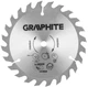 Диск пильний Graphite по дереву, 150х10мм, 1.6мм, 24 зубів - изображение 1