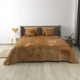 Покривало ТЕП "VELOUR" Кофейне/Ромб круглий, 240x260 - изображение 2