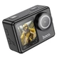 Екшн-камера Hoco DV101 dual color screen sports 128GB, 4K, 30fps Чорна - изображение 7
