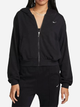 Bluza damska rozpinana streetwear z kapturem Nike W Nsw Nk Chll Ft Fz Hdy FN2415-010 L Czarna (196974849551) - obraz 4