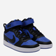 Підліткові високі кеди для хлопчика Nike Court Borough Mid 2 (GS) CD7782-404 38.5 (6Y US) Сині з чорним (197594236608) - зображення 2