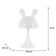 Светильник-ночник LED с аккумулятором Simple Bunny Kite K25-317-1-1, белый - изображение 2