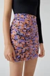 Спідниця Pull & Bear фіолетовий-помаранчевий JHXHZ726 S - зображення 4