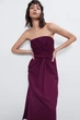 Сукня Zara сливовий FBWOR150 L - зображення 3