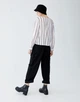 Блуза Pull & Bear білий-чорний-червоний OYBFP167 XL - зображення 5