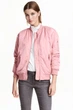 Бомбер H&M рожевий CTMDW096 32 - изображение 1