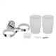 Стакан с держателем Lidz Oreo 0402 двойной настенный (матовое стекло) LDORE0402CRM22164 Chrome - изображение 4