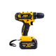 Набор аккумуляторный DeWalt 3в1 шуруповерт перфоратор болгарка в кейсе с 2 аккумуляторами 48 Вт Черный с желтым - изображение 4