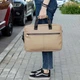 Женская деловая сумка для ноутбука до 15.6" Capitalist Str Beige, бежевая, из фактурной экокожи, 5 отделений - изображение 12