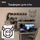Трафарет для стен DFA Граффити Демон Эмодзи, дизайн в стиле стрит-арт, штукатурка/краска, 30x32 см, толщина 0,3-1 мм (L00055) - изображение 1