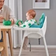 Ikea (Ікея) Стільчик для годування + стільниця ANTILOP (290.672.93) + подушка (905.777.09) + підніжка - изображение 15