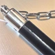 Нунчаки тренировочные резиновые на цепи с подшипником нунчаку для восточных единоборств карате и кунг-фу профессиональный спортивный инвентарь для тренировок и отработки техники вращения Univerza Черные 3_10_0_1B - изображение 8