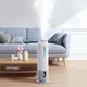 Ультразвуковой увлажнитель воздуха EvoAir UMIO, до 40 м², 8 л, 300 мл/ч, UV-A лампа, ароматерапия, пульт, белый - изображение 3