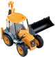 Model kolekcjonerski Siku Super Koparko-ładowarka JCB 4CX (S3558) (4006874035588) - obraz 8
