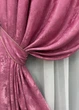 Комплект готовых штор VR-Textil Жаккард Sultan XO №1146ш Малиновый 150х270 см 2 шт (30-959) - изображение 5