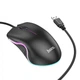 Миша HOCO GM19 Enjoy gaming luminous wired mouse Black (6931474784131) - изображение 7