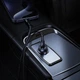 Адаптер автомобільний HOCO C to C cable Energy single port PD car charger Z62A |1Type-C, 30W/3A, PD/QC| Колір metal-grey - изображение 4