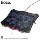 Куллер для Ноутбука HOCO RGB notebook multi-fan cooling stand DH26 |10RGB Mode, 8 fans, 2USB, 17"| - изображение 1