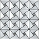 САМОКЛЕЮЧА СТІНОВА Алюмiнiєва ПЛИТКА StikerWall 300Х300Х3ММ Срiбний (SW-00001325) - зображення 1