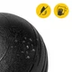 Слембол (медичний м'яч) для кросфіту 4FIZJO Slam Ball 15 кг Black (P-5907739315458) - зображення 5