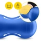 М'яч для фітнесу (арахіс) 4FIZJO Air Ball Peanut 45 x 90 см Anti-Burst Blue (P-5907739312945) - зображення 9