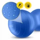 М'яч для фітнесу (арахіс) 4FIZJO Air Ball Peanut 45 x 90 см Anti-Burst Blue (P-5907739312945) - зображення 8
