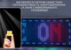 Светодиодная LED панель вывеска реклама для авто ART-0624 RGB 176,2×19.2 см Bluetooth 220в IP65 управление через телефон и пульт текст анимация - изображение 9