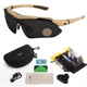Очки RockBros Original Polarized coyote с диоптрийной вставкой и 5 сменными линзами - изображение 7